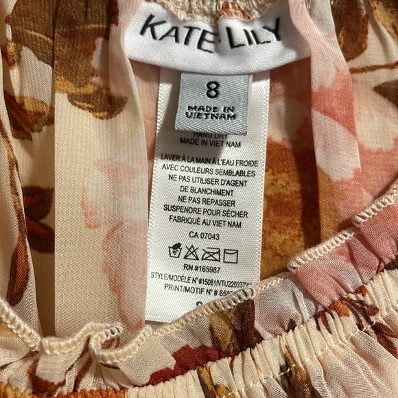 NWT KATE • LILY Floral midi dress, Size 8 - Picture 14 of 17